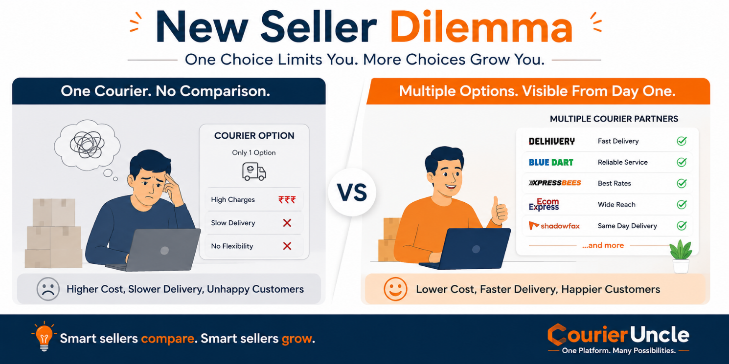 What Is a Courier Aggregator and Why Every New Seller Needs One Illustration